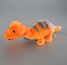 Steiff Bronko Brontosaurus Dinosaur Plush Stuffed Animal Orange Retired 15 Bear