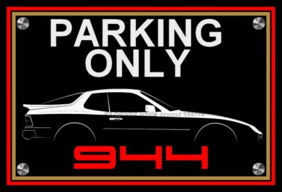 Plakette '' PARKING ONLY 944 ''