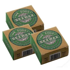 Sexwax Quick Humps Surfboard Wax for All Temperatures Eco-Friendly Packaging