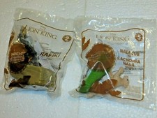 Lot of 2 The Lion King Rafiki 2 Nala Cub 5 McDonald's Happy Meal Toy