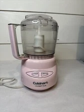 Cuisinart Mini-Prep Plus Food Processor DLC-2A Pink TESTED EUC~FLAW