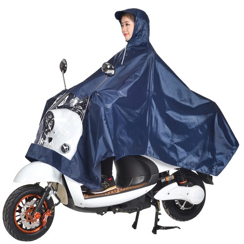 Outdoor Bike Motorcycle Hooded Raincoat 