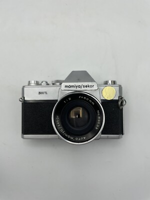 Mamiya/Sekor 500TL Electronic Flash Camera f=50mm 1:2 with Case no. 192103
