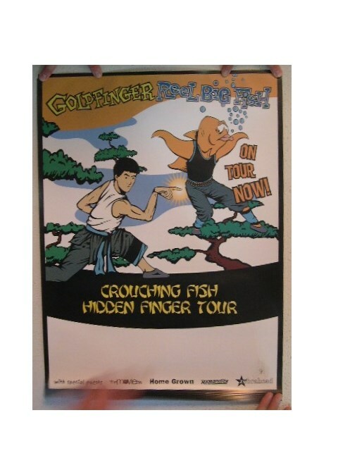 Reel Big Fish Goldfinger Poster On Tour | eBay