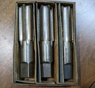 Greenfield 5303 1-3/8 No 5303 3 Pc Tap Set 6 Flute NF Taper Plug HS H4 V11 V8 V5