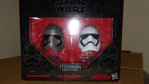 Casco de titanio Star Wars Black Series Capitana Phasma Primera Orden Stormtrooper - Imagen 1 de 2