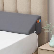 Vekkia Queen Bed Wedge Pillow for Headboard Gap/Bed Gap Filler/Mattress Gap F...