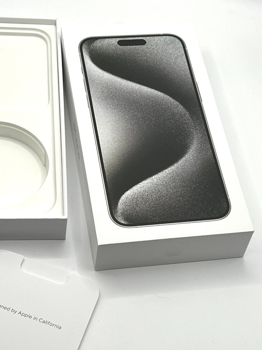 IPhone 15 Pro Max White Titanium 512GB EMPTY BOX Apple IPhone 15 Pro Max White Titanium 512GB EMPTY BOX Apple