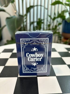 SEALED Act ii Cowboy Carter Beyonce HOLD EM Playing Cards