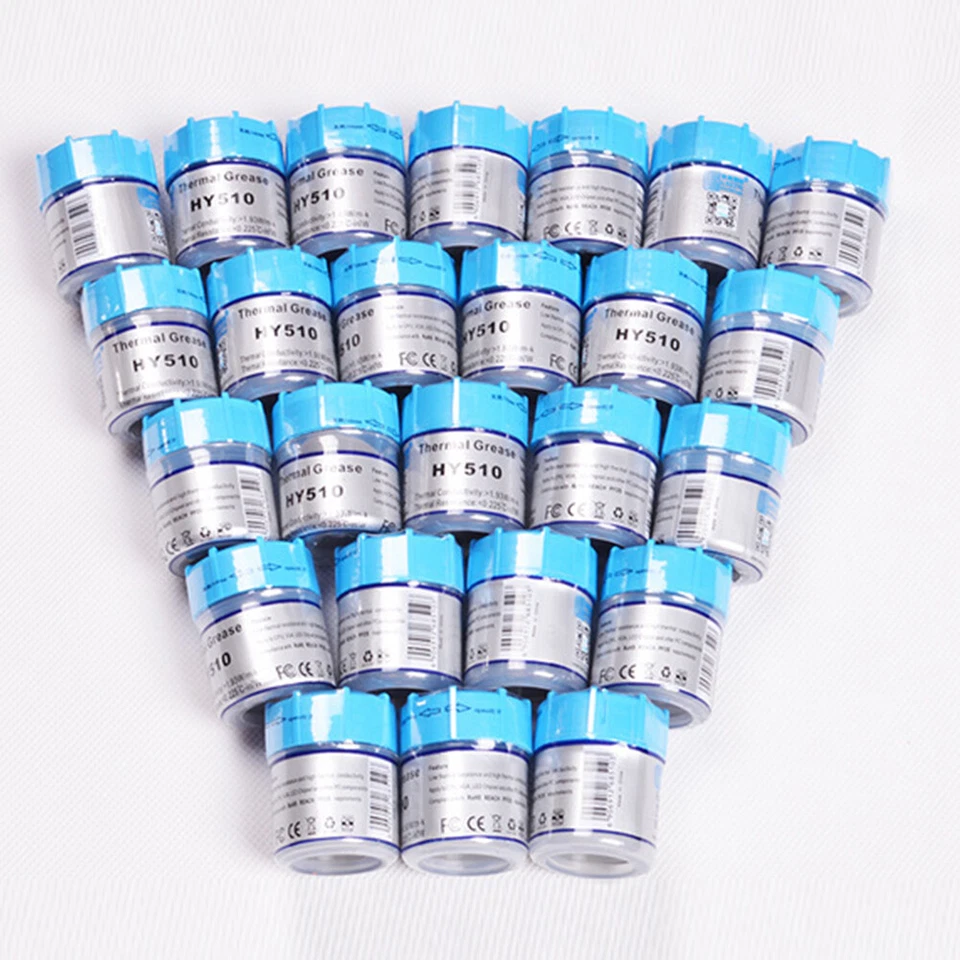 US 5 Pack (50g Total) Tub Silver Thermal Paste Heatsink Compound CPU GPU - Image 2 of 4
