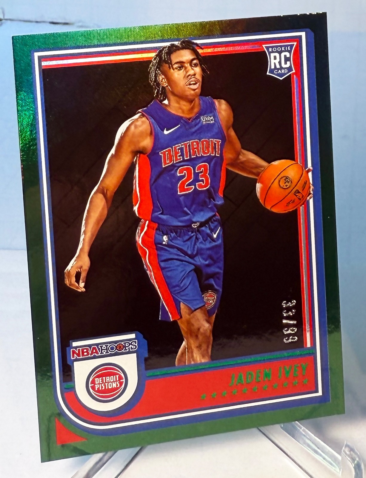 2022 NBA Hoops #235 Jaden Ivey Rookie Green /99 (RC)