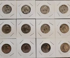Lot of 12 Washington Quarters 90% Silver lot#11