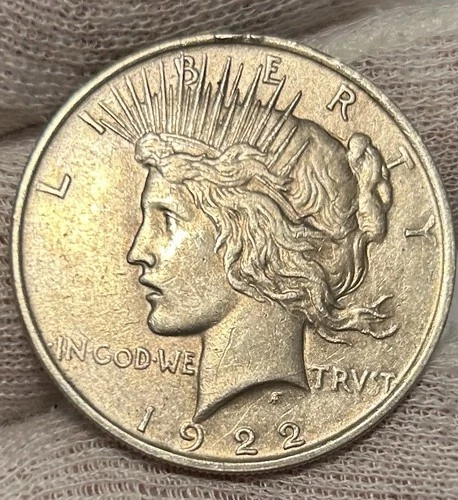 1922 Peace Dollar AU