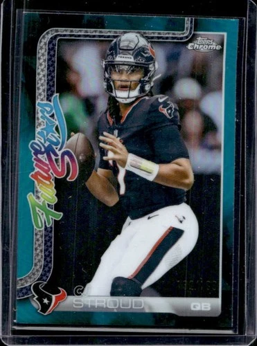 2025 Topps Chrome CJ Stroud Aqua Refractor (RAW)