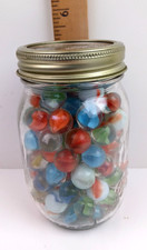 Jar Of Old Marbles for Art or Craft