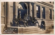 Bethlehem PA Steel Strike Police Lehigh/Northampton #1 RPPC Photo Postcard COPY