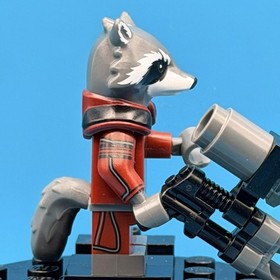 LEGO: Rocket Raccoon (SH0090) - From Marvel Set 5002145 (2014) - RETIRED! HTF!
