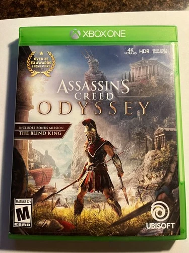 Assassin's Creed Odyssey (Microsoft Xbox One, 2018) GAME IN CASE PREOWNED