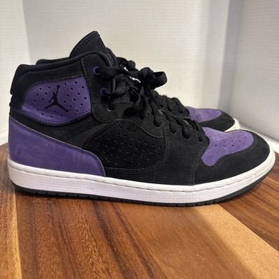 Jordan Access Men's Size 12 Black Court Purple' Basketball Shoes - AR3762-005