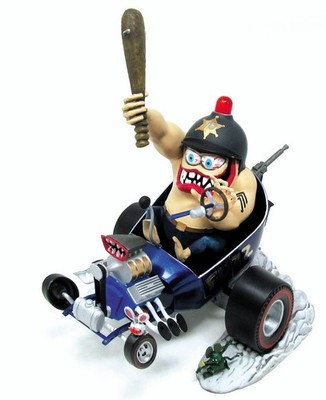 Fred Flypogger as Super Fuzz plastic model kit Stanley Mouse! Atlantis M104