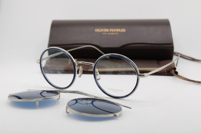 NEW OLIVER PEOPLES OV1292T 5315 GPONTI2 CLIPON SILVER AUTHENTIC