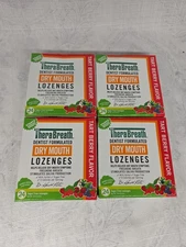 TheraBreath Dry Mouth Sugar Free Lozenges - Tart Berry - Total 96  Count. Lot 4