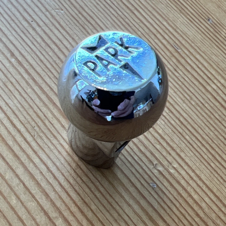 1962 - 1964 Plymouth Chrome PARK Control Shift Knob Savoy Belvedere Sport Fury - Изображение 2 из 4