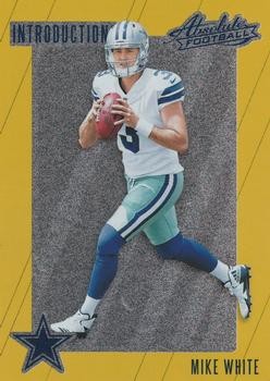 2018 Absolute Introductions Spectrum Gold #13 Mike White Rookie RC Card