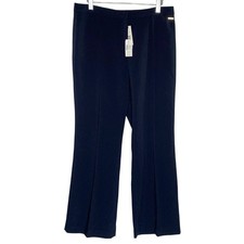 Tahari Womens ASL Plus Pant 16 NEW Navy Trousers Career Office
