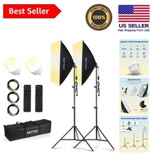 Professional Softbox Lighting Kit - 2Pack 20x28in, 135W LED for Perfect Shots