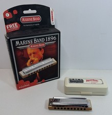 HOHNER Marine Band 1896 Diatonic Harmonica Key of C Made in Germany - OPEN BOX