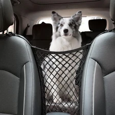 Dog Car Net Barrier for SUV – Pet Divider Travel Organizer Safety Net