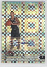 2007-08 Topps Stadium Club NBA X-Fractor Rookie Marcus Williams #132 Auto 0a1