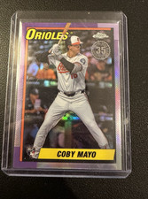 Topps 2025 Chrome Coby Mayo Rookie #90CB-17 Orioles Baseball