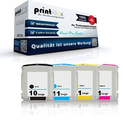 4x Kompatible Tintenpatronen für HP DesignJet100 Druckerpatron Print Pro