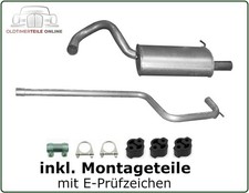 Auspuff Set Chrysler PT Cruiser 2.2 CRD Abgasrohr Endschalldämpfer Auspuffanlage