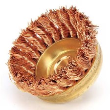 Safety Tools Knot Wire Cup Wire Brush, Threaded Arbor, 3" CB-30-KT  Safety