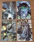 1995 SkyBox Batman Master Series - First 4 Cards In Set 1-4. Near Mint
