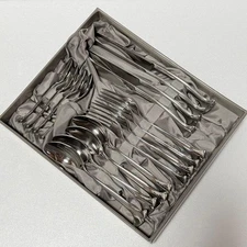 Shiseido Angela Cummings Hanatsubaki Cutlery 16 Pcs set 1996 unused in box Japan