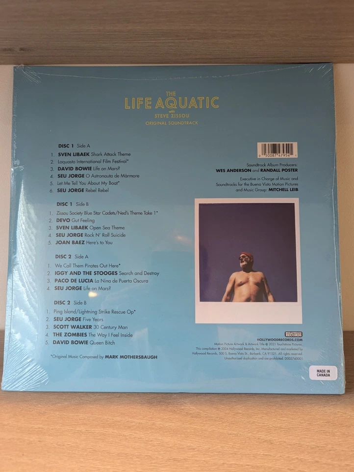 The Life Aquatic With Steve Zissou OST Soundtrack RSD vinyl 2xLP record Sealed - Image 2 of 2