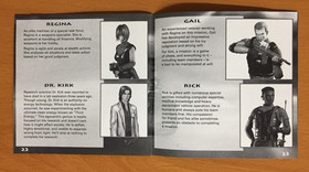 No Game DINO CRISIS Instruction Manual SEGA DREAMCAST Booklet - MISSING COVER