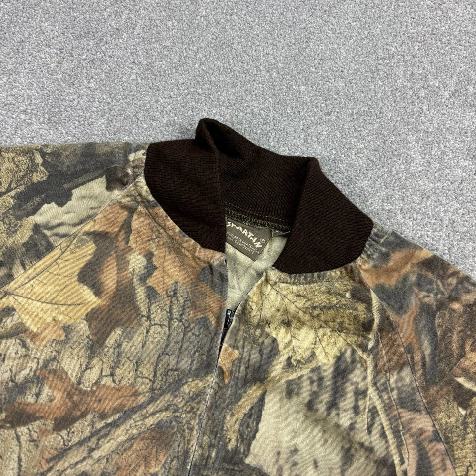 Chaqueta RealTree Adulto Grande Marrón Ropa de Trabajo Lona Camuflaje Caza EE. UU. Abrigo Hombres Foto 3 de 4