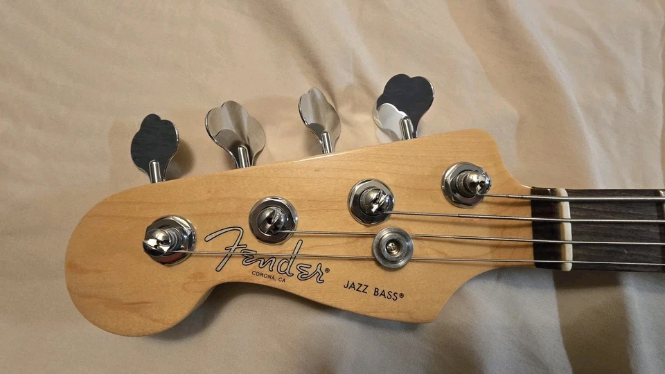 Fender American Professional Left-Handed Jazz Bass 3-Color Sunburst w/ Case - Image 2 of 4