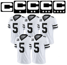 Black Captain C Direct Thermal Transfer Iron On Football Patch Style