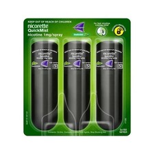 nicorette quickmist freshmint 3 Packs Of 3 