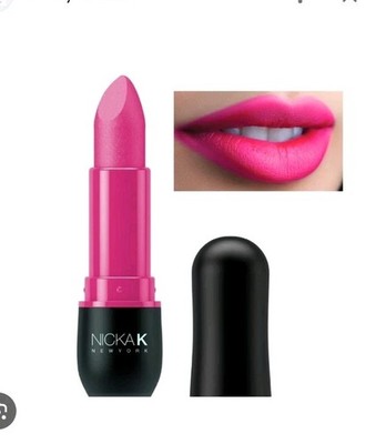 Nicka K Vivid Matte Lipstick Nms 06 Highly Pigmented Lip HOT PINK