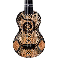 Mahalo Art II Soprano Ukulele With Bag Python Motif