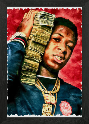 YoungBoy Never Broke Again Gerahmtes Wandbild Poster Leinwanddruck Bild