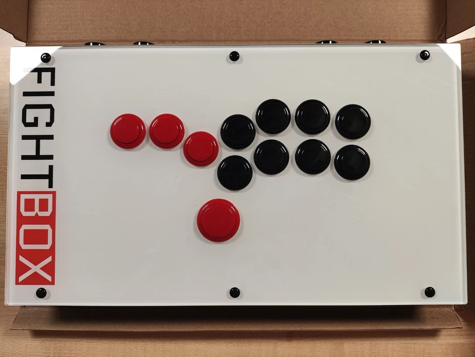 Fightbox Arcade F1 PC / Hitbox Controller Sanwa Buttons - 1x benutzt mit OVP - Bild 3 von 4