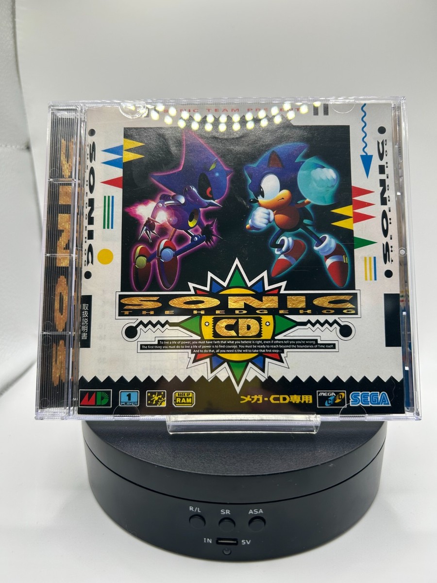 Mega CD Sonic CD Japan Version Complete Tested Normal Condition